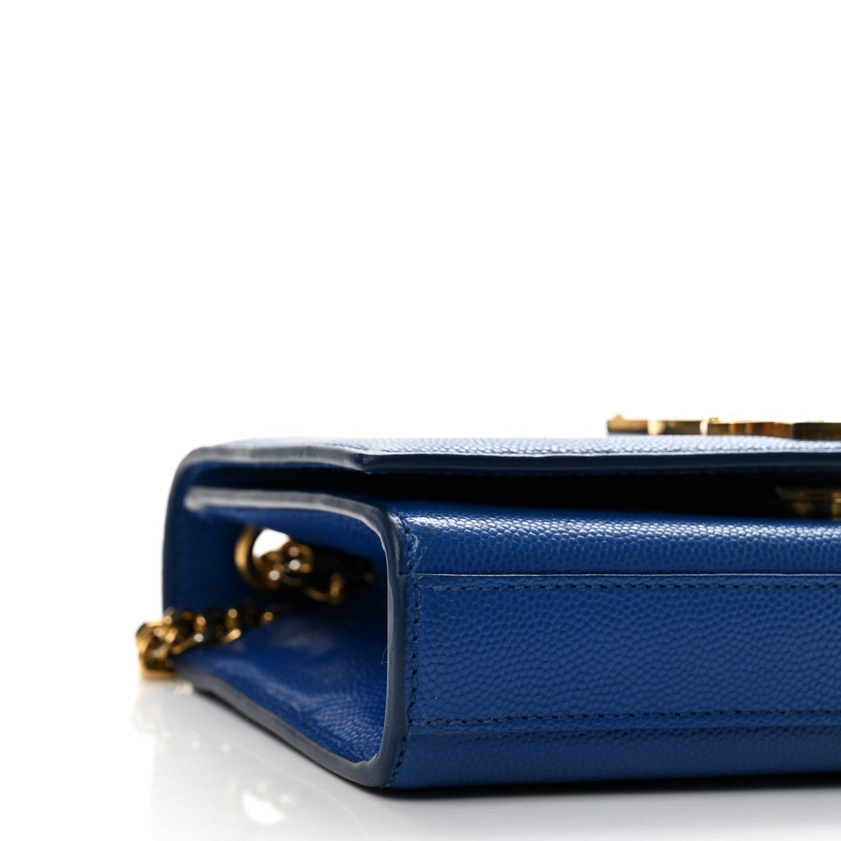 Grain De Poudre Small Classic Monogram Kate Satchel Royal Blue