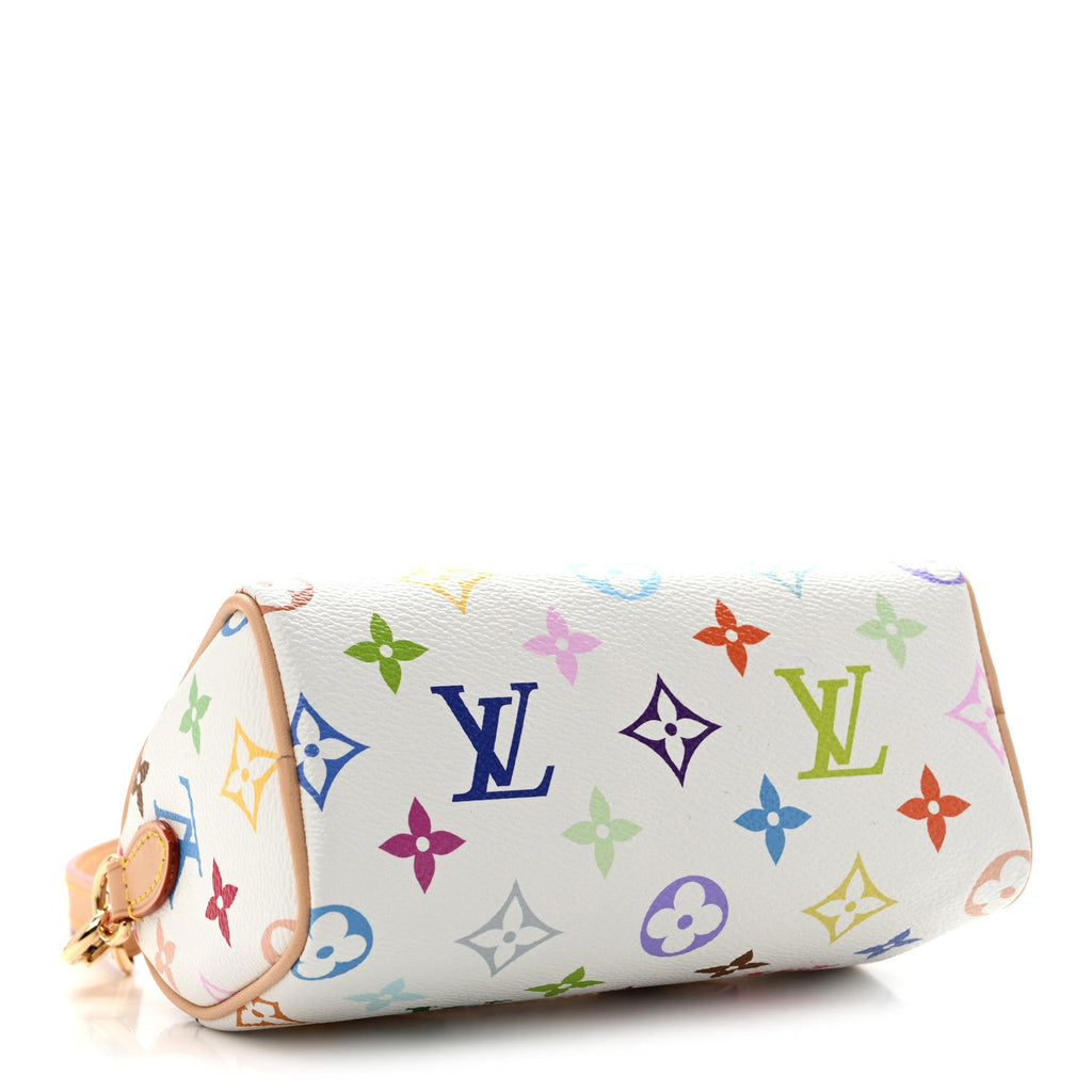 LV X TM Monogram Multicolor Nano Speedy White