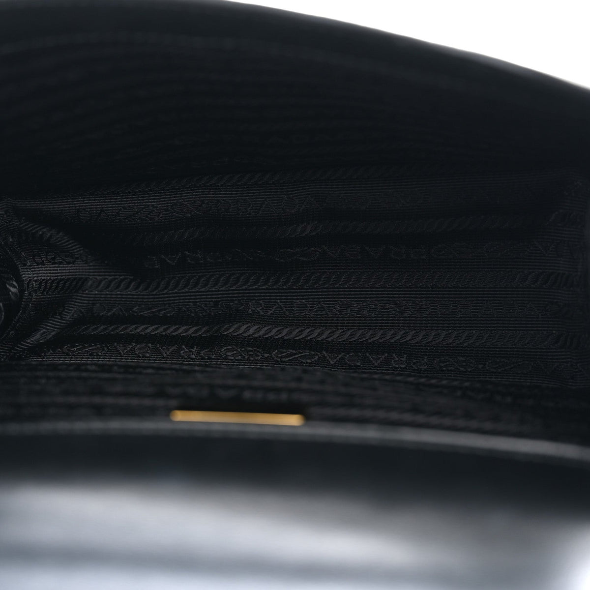 Saffiano Chain Shoulder Bag Black