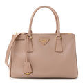 Saffiano Small Galleria Double Zip Tote Cammeo