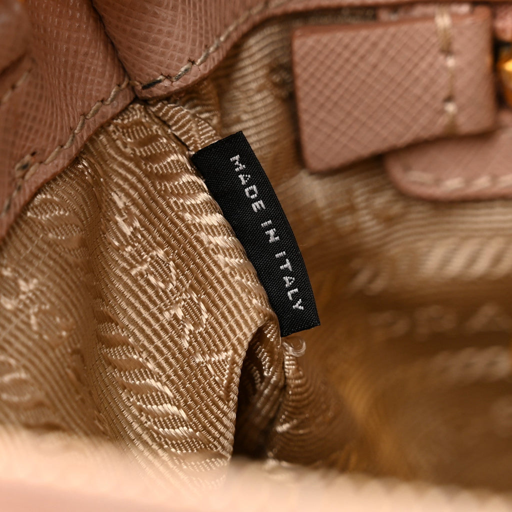 Saffiano Small Galleria Double Zip Tote Cammeo