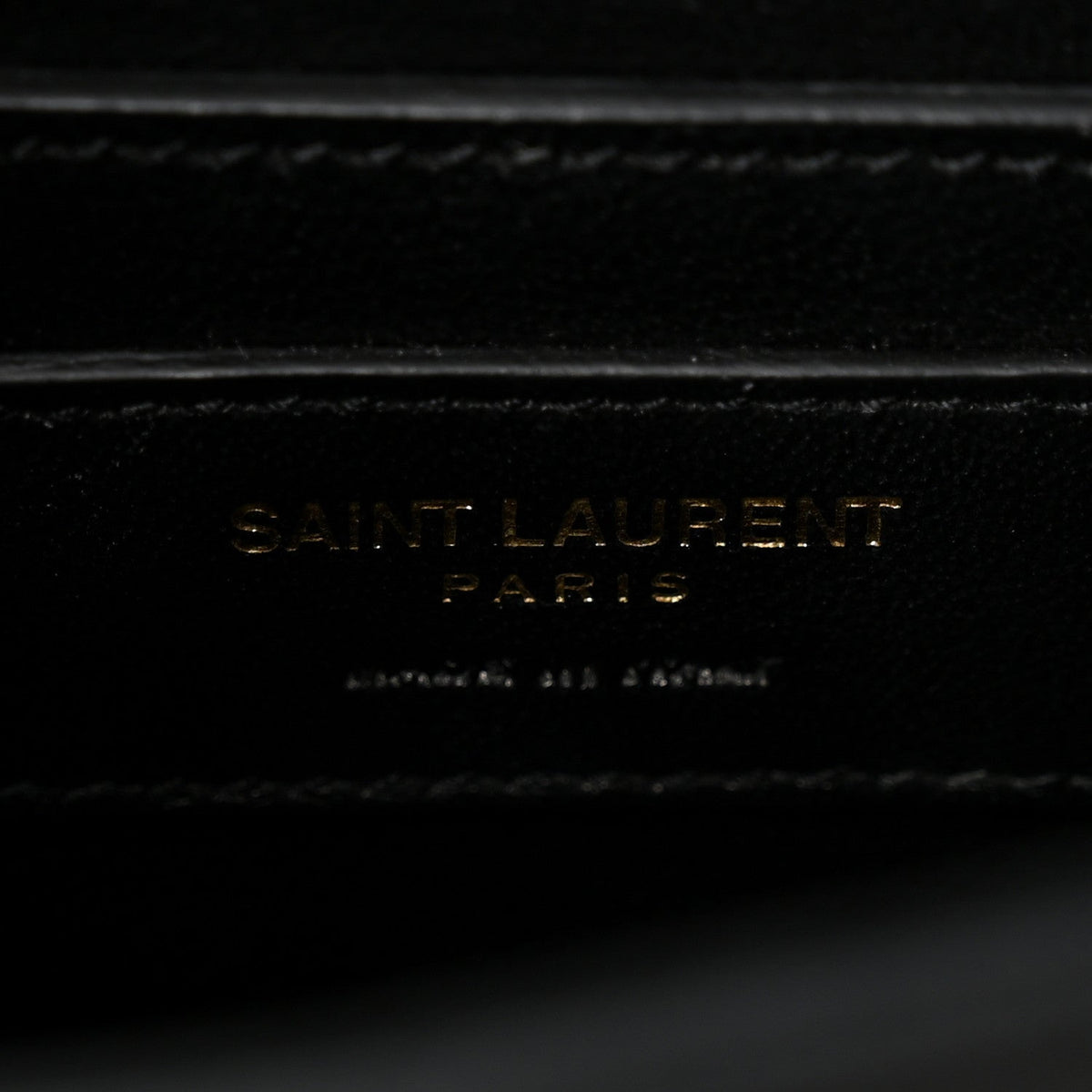 Lambskin Matelasse Monogram Small Vicky Chain Bag Black