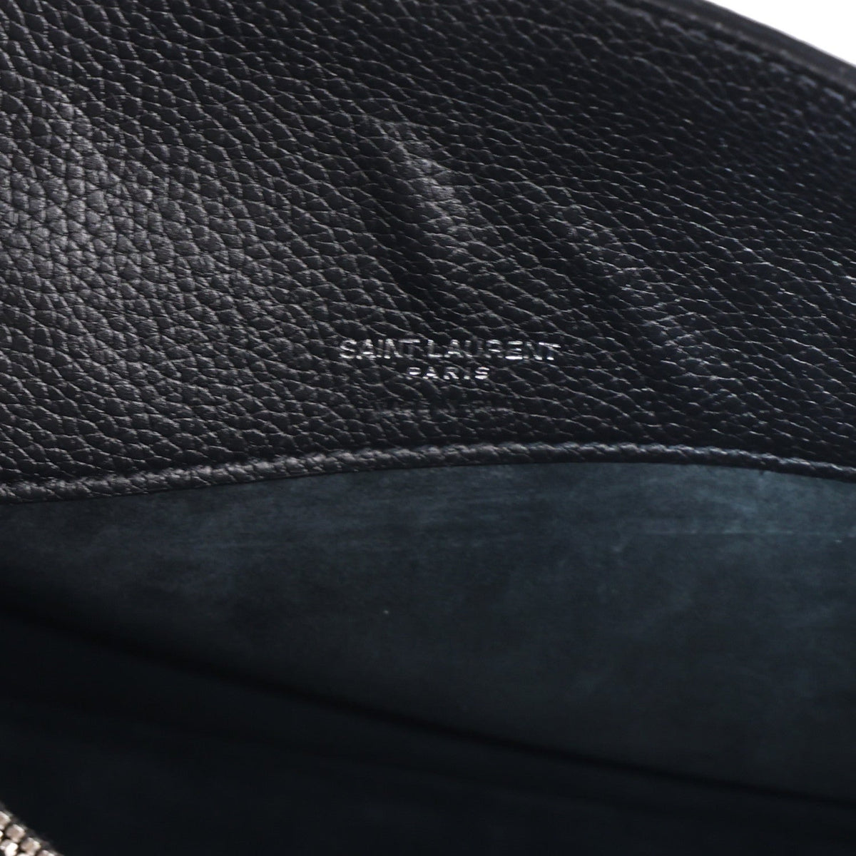Grained Calfskin Baby Sac De Jour Souple Black