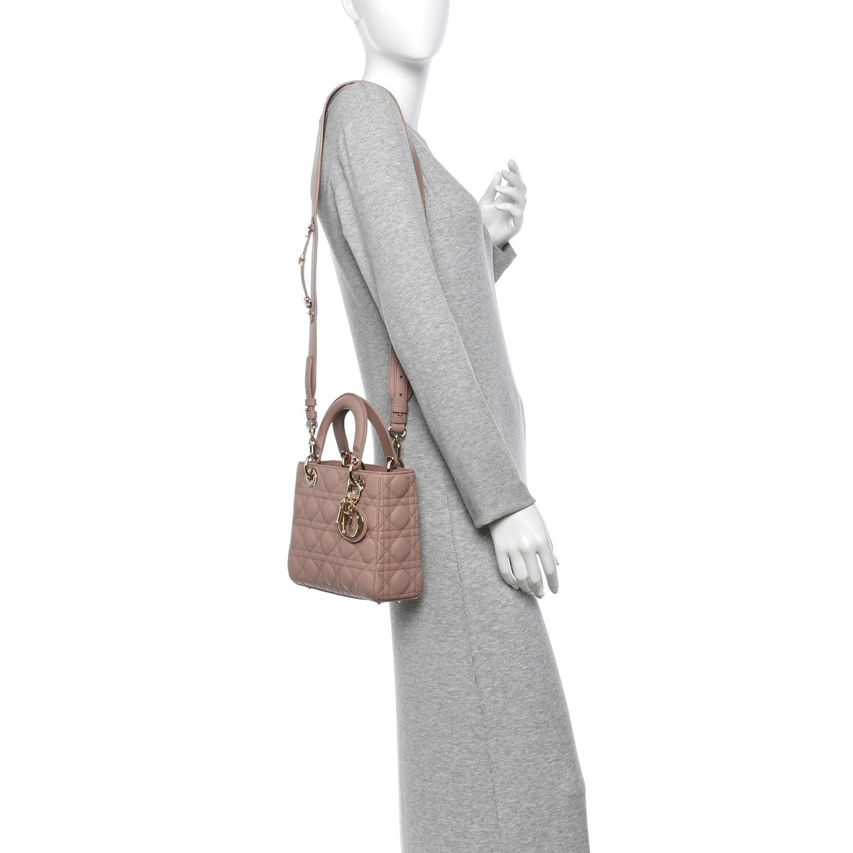 Lambskin Cannage Small My ABCDior Lady Dior Fard
