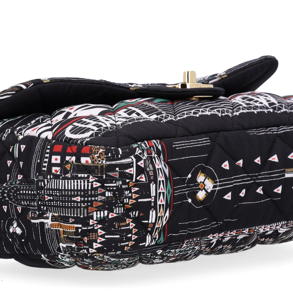 Nylon New York Skyline Flap Black Multicolor