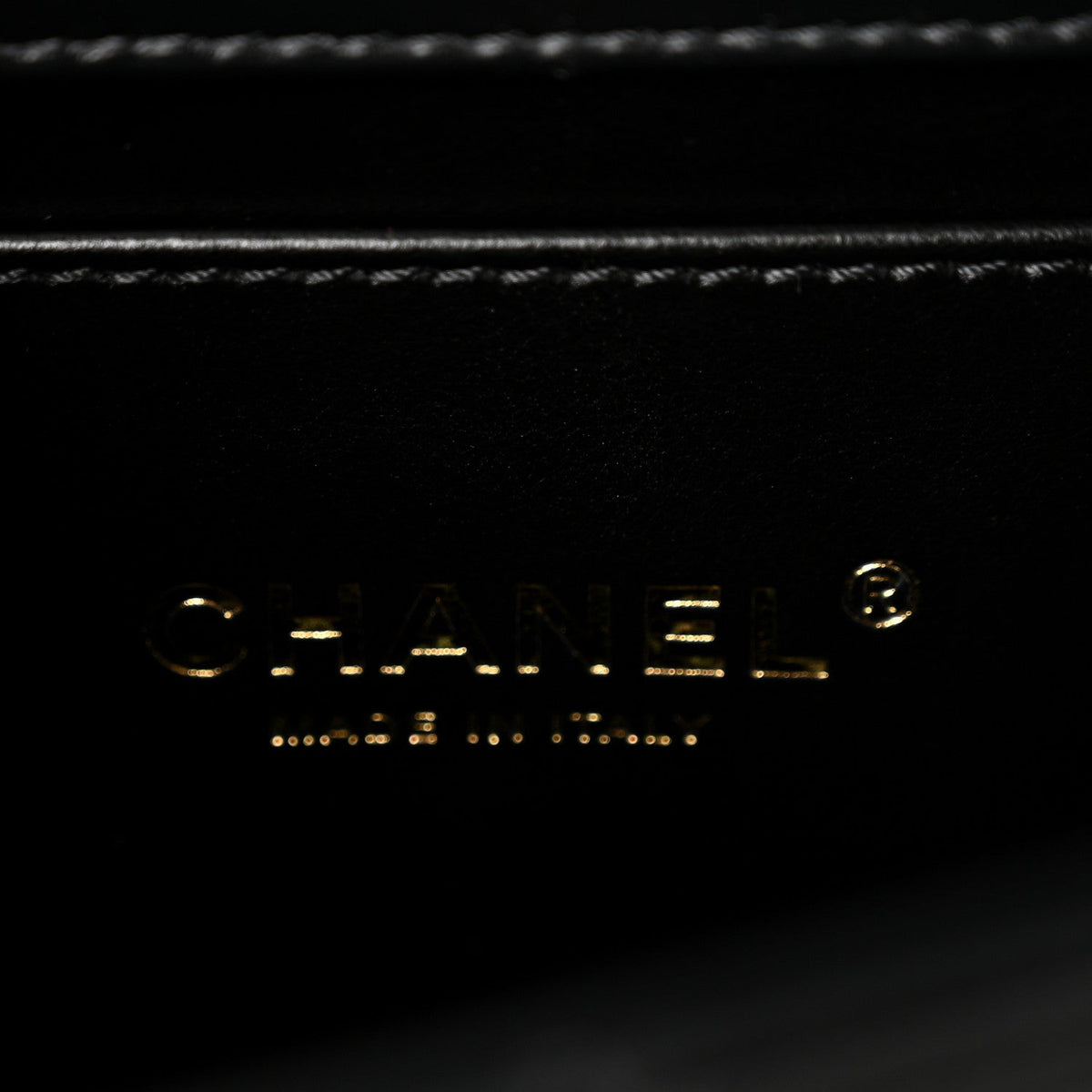 Calfskin Quilted Perfect Fit Flap Black