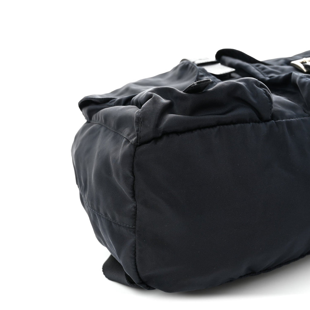 Nylon Vela Saffiano Medium Backpack  Royal