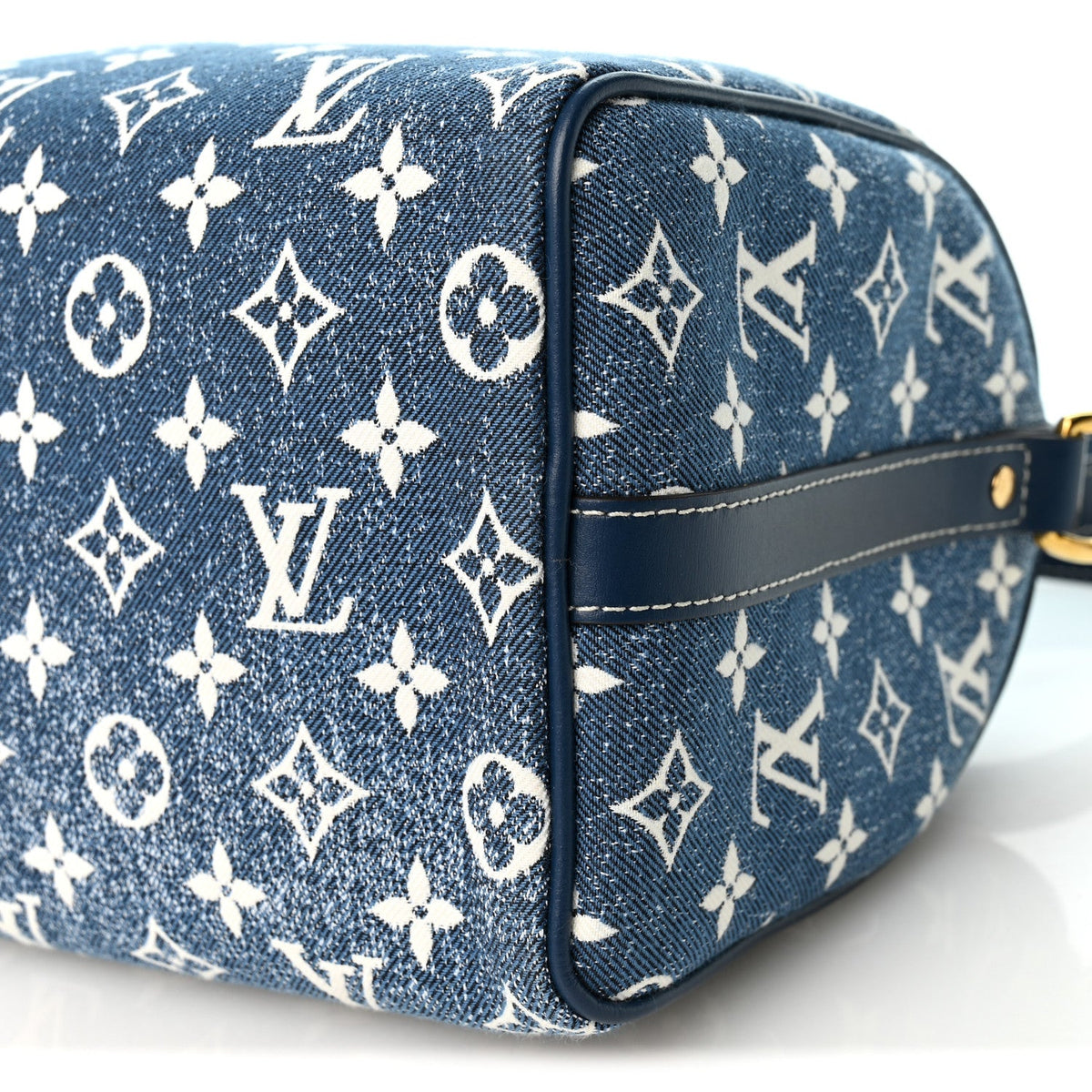 Monogram Jacquard Denim Speedy Bandouliere 25 Bleu