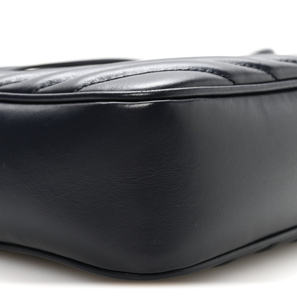 Calfskin Matelasse Monogram Lou Camera Bag Navy