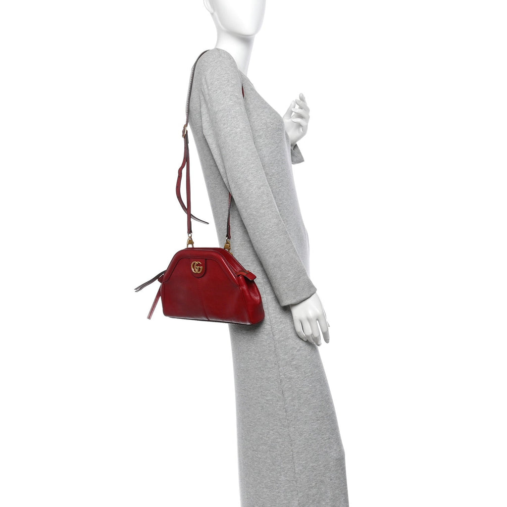 Piuma Lux Calfskin Small Re(Belle) Crossbody Bag Romantic Cerise