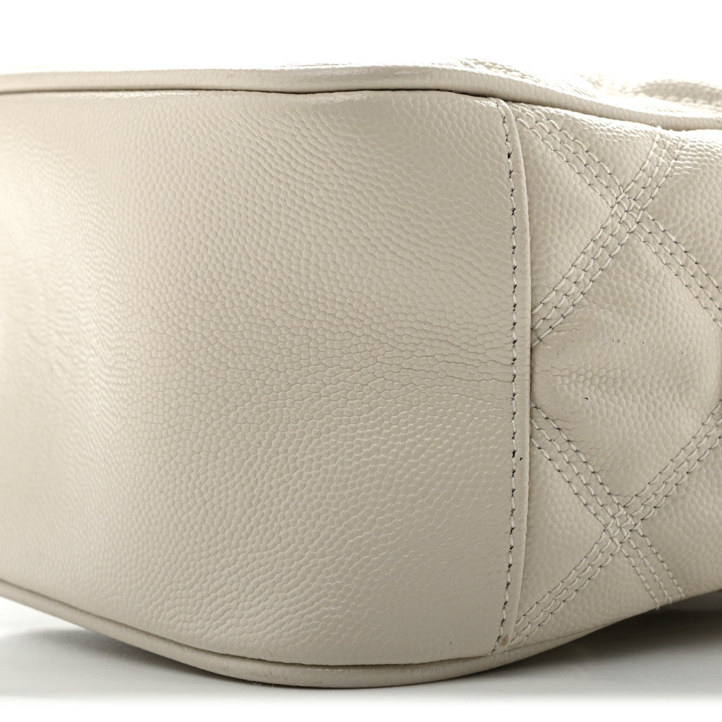 Grain de Poudre Quilted 80's Vanity Bag Crema Soft