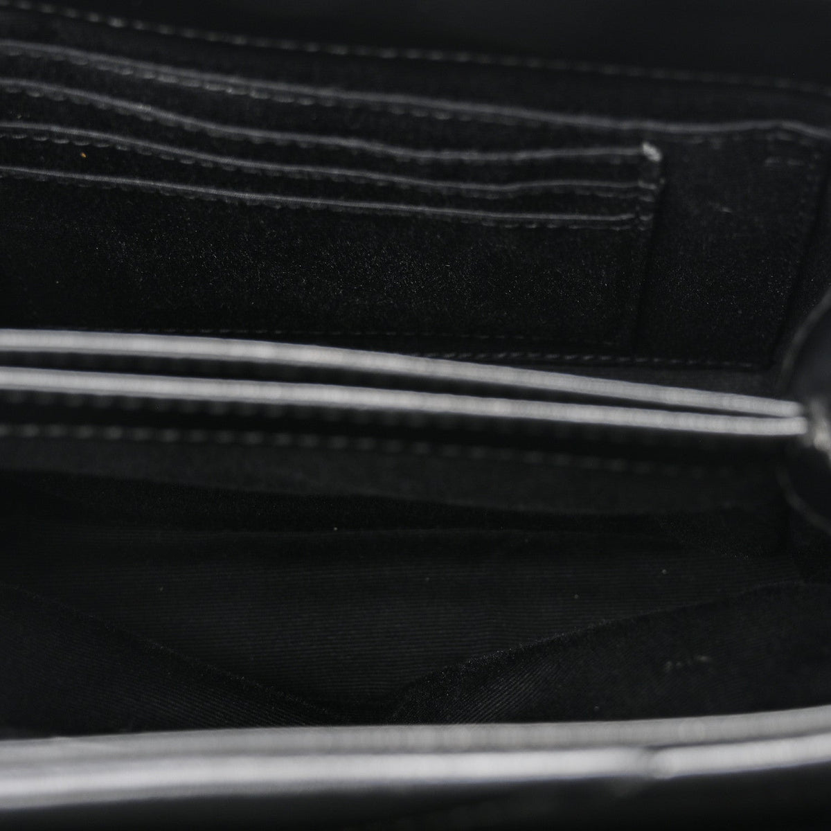 Calfskin Y Quilted Monogram Toy Loulou Crossbody Bag Black