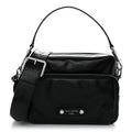 Calfskin Nil City Shoulder Bag Night Black