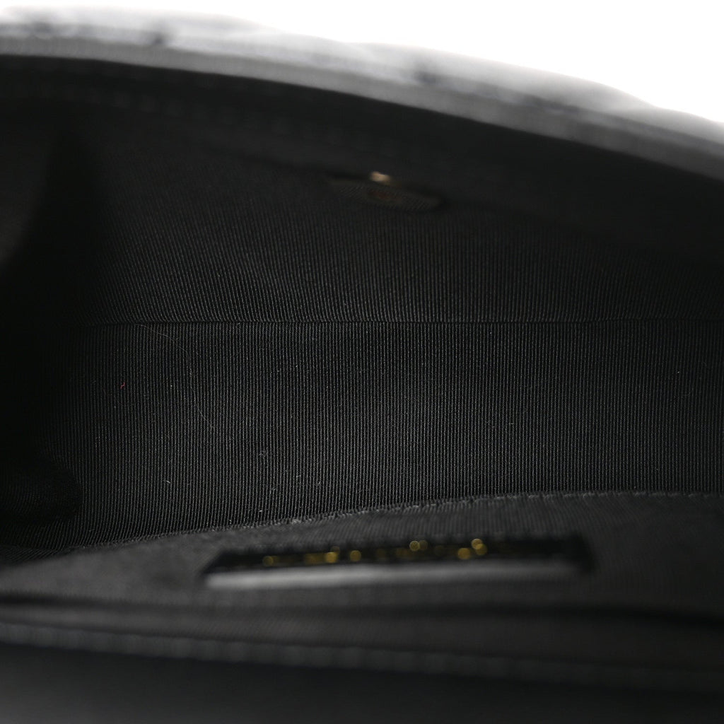 Lambskin Quilted Small My Precious Flap Black