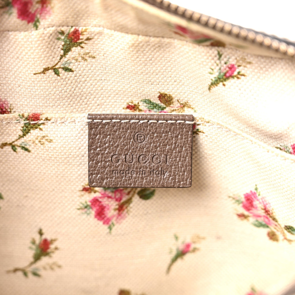 GG Supreme Monogram Web Neo Vintage Shoulder Bag Beige New Acero Crop