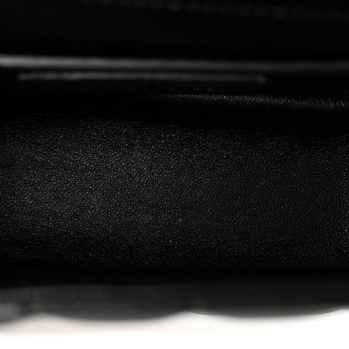 Lambskin Matelasse Monogram Small Vicky Chain Bag Black