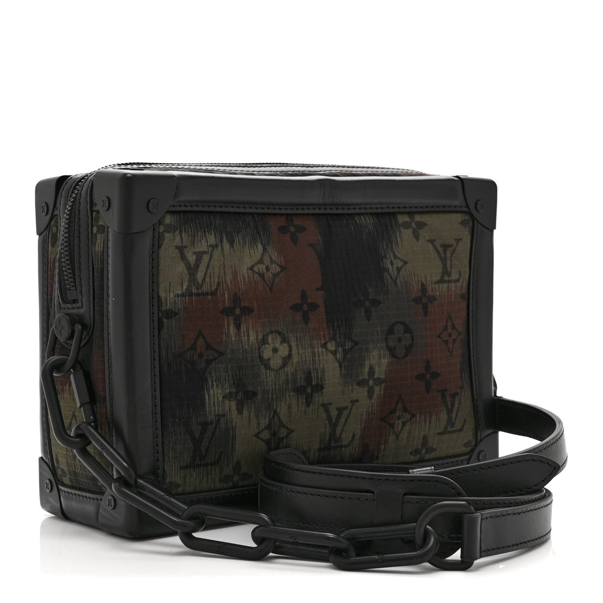 Nylon Monogram Camouflage Soft Trunk Green