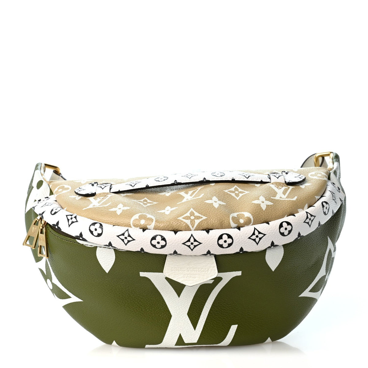 Monogram Giant Bumbag Kaki Beige