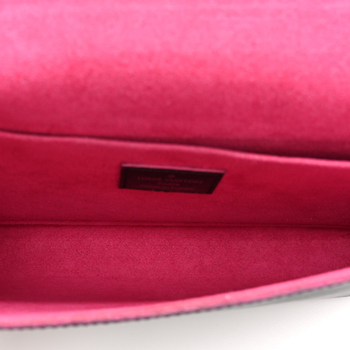 Epi Pochette Felicie Black Hot Pink