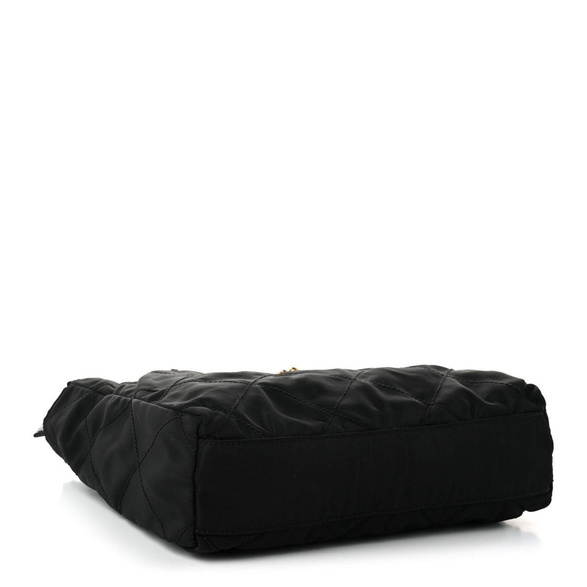 Nylon Tessuto Impuntu Quilted Tote Black