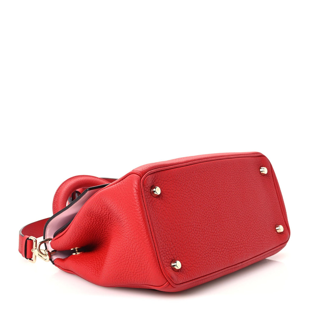 Bullcalf Medium Be Dior Flap Red Pink