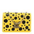 LV x YK Epi Infinity Dots Twist Belt Chain Wallet Yellow Black