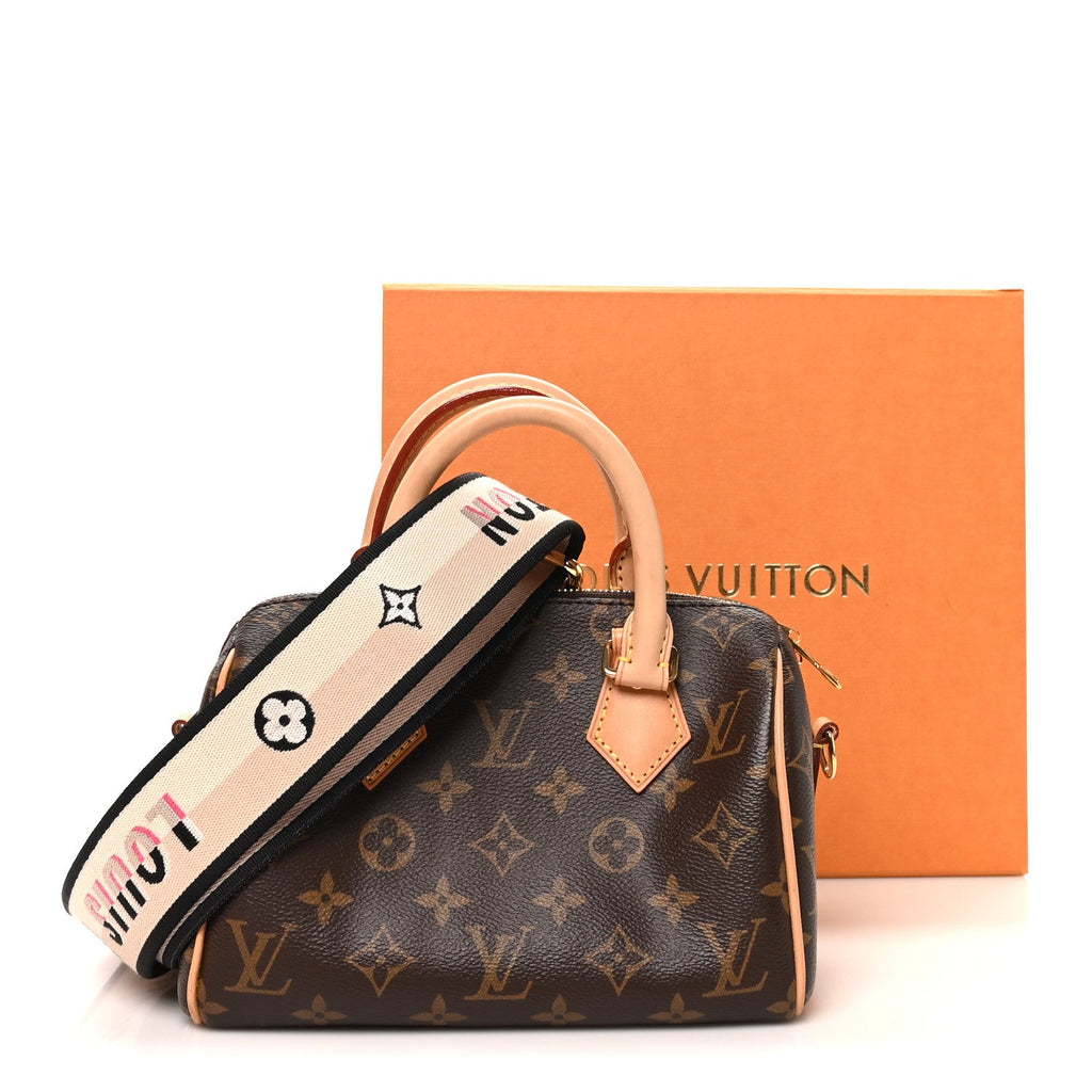 Monogram Speedy Bandouliere 20 Black