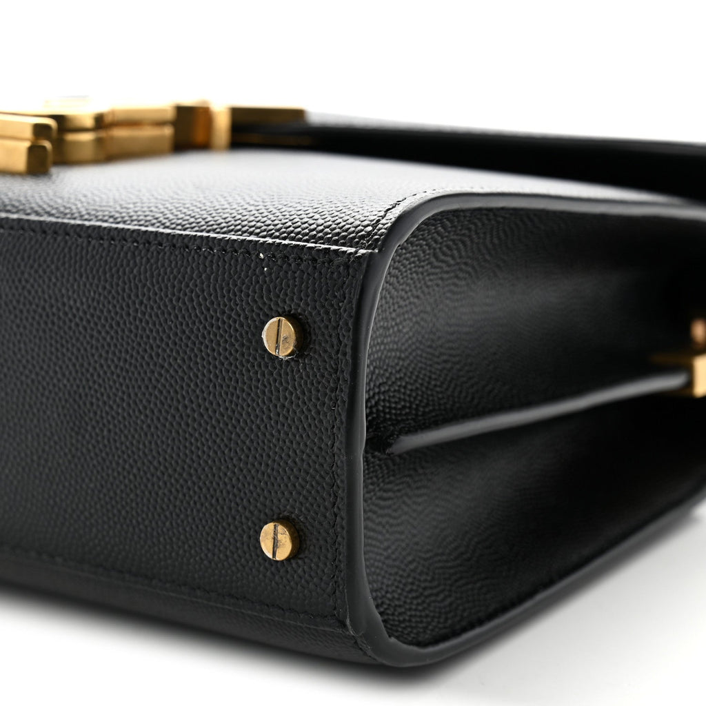 Grain de Poudre Mini Classic Monogram Cassandra Top Handle Black