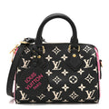 Empreinte Monogram Spring in the City Speedy Bandouliere 20 Black White Pink