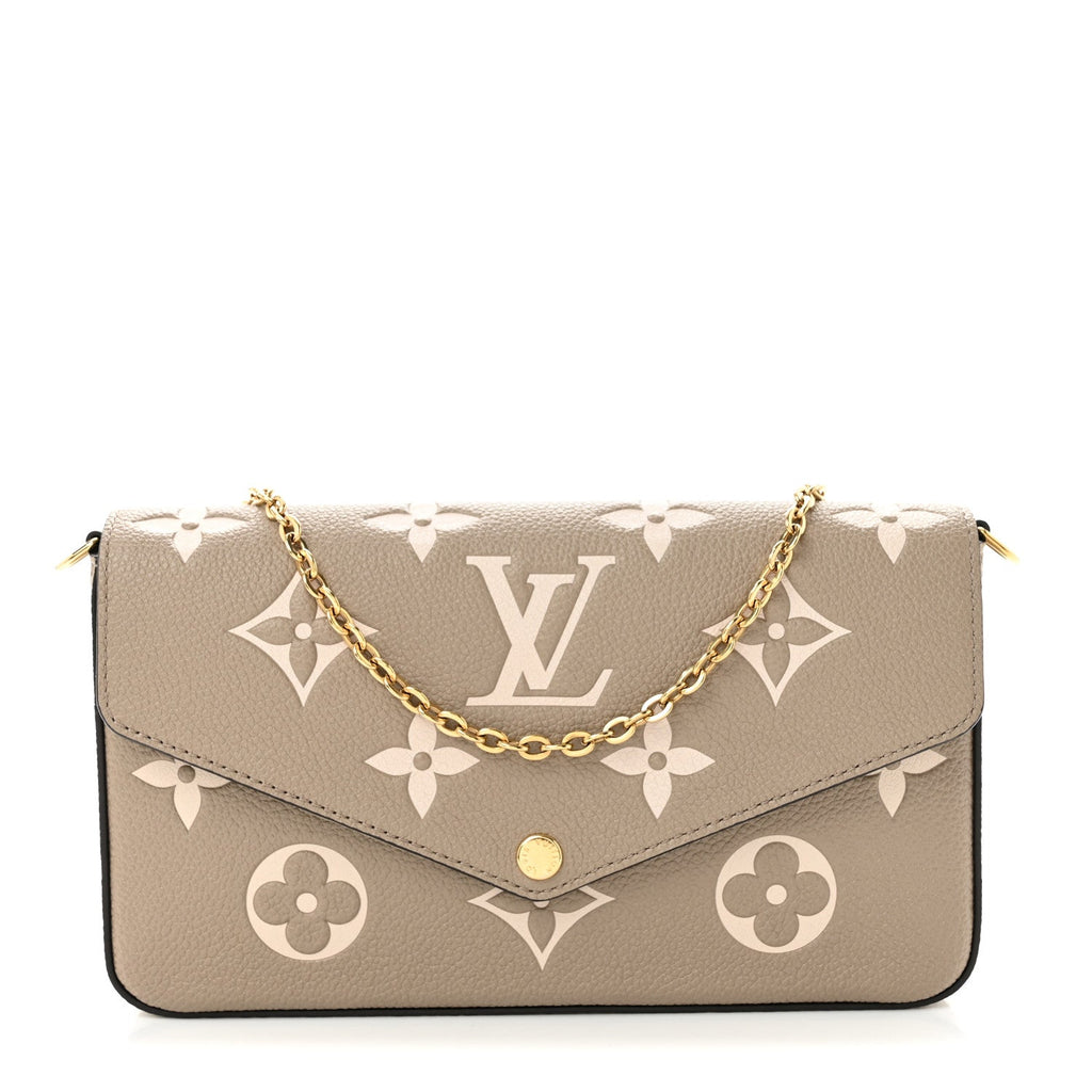 Empreinte Monogram Giant Felicie Pochette Tourterelle Creme