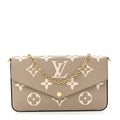 Empreinte Monogram Giant Felicie Pochette Tourterelle Creme