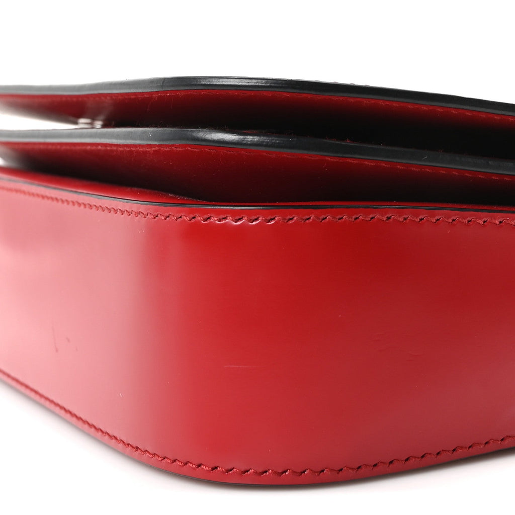 Spazzolato Shoulder Bag Scarlatto