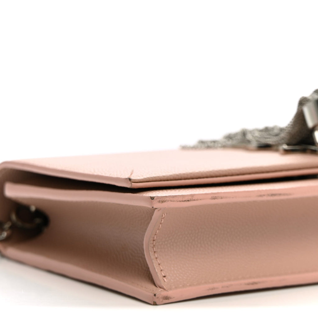 Grain De Poudre Classic Monogram Kate Tassel Chain Wallet Pale Pink
