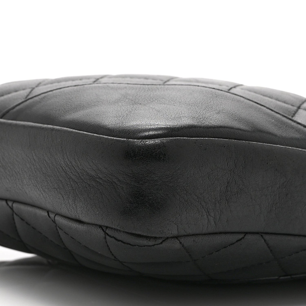 Calfskin Quilted Medium Cambon Messenger Black