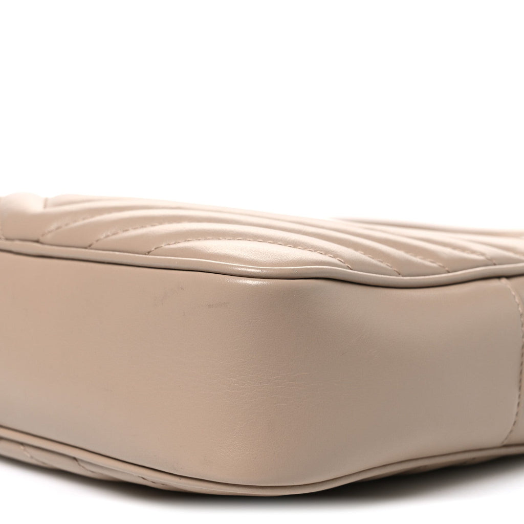 Calfskin Matelasse Monogram Lou Camera Bag Dark Beige