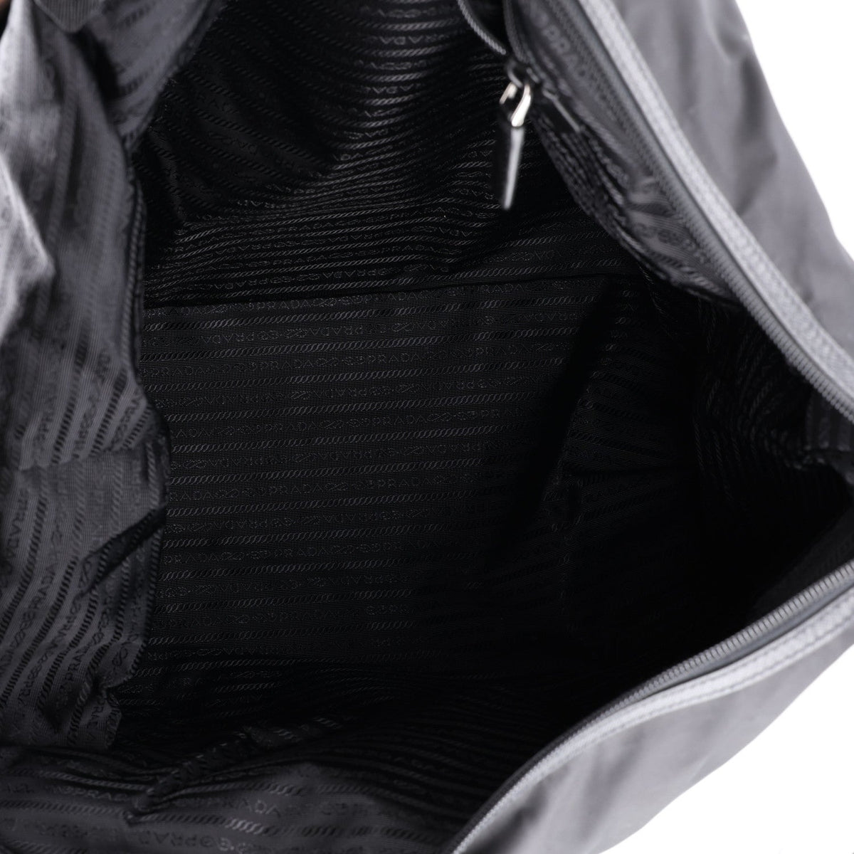 Re-Nylon Saffiano Duffle Bag Black