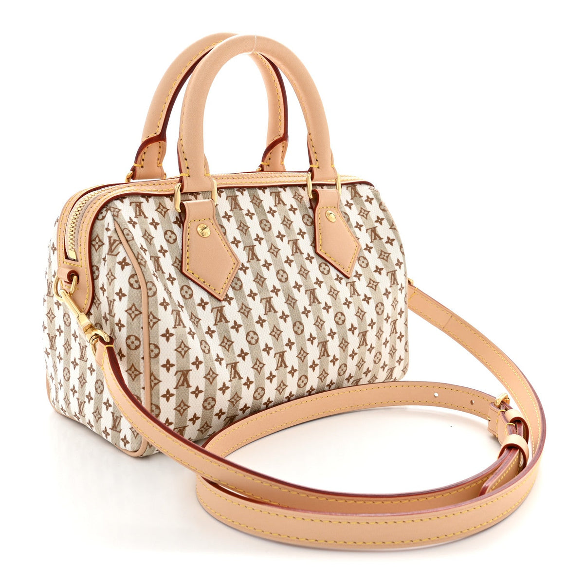 Minigram LV Stamp Speedy Bandouliere 20 Nude Rose