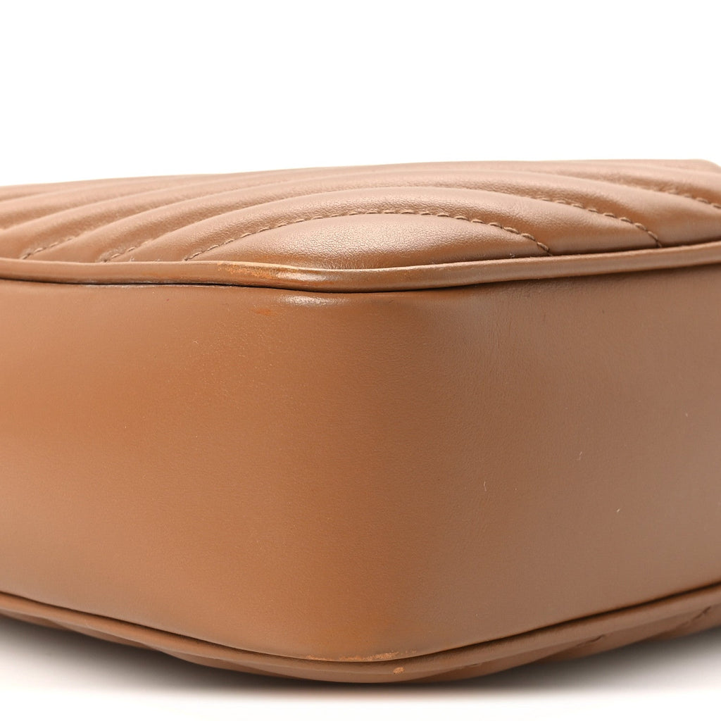 Calfskin Matelasse Monogram Lou Camera Bag Cinnamon