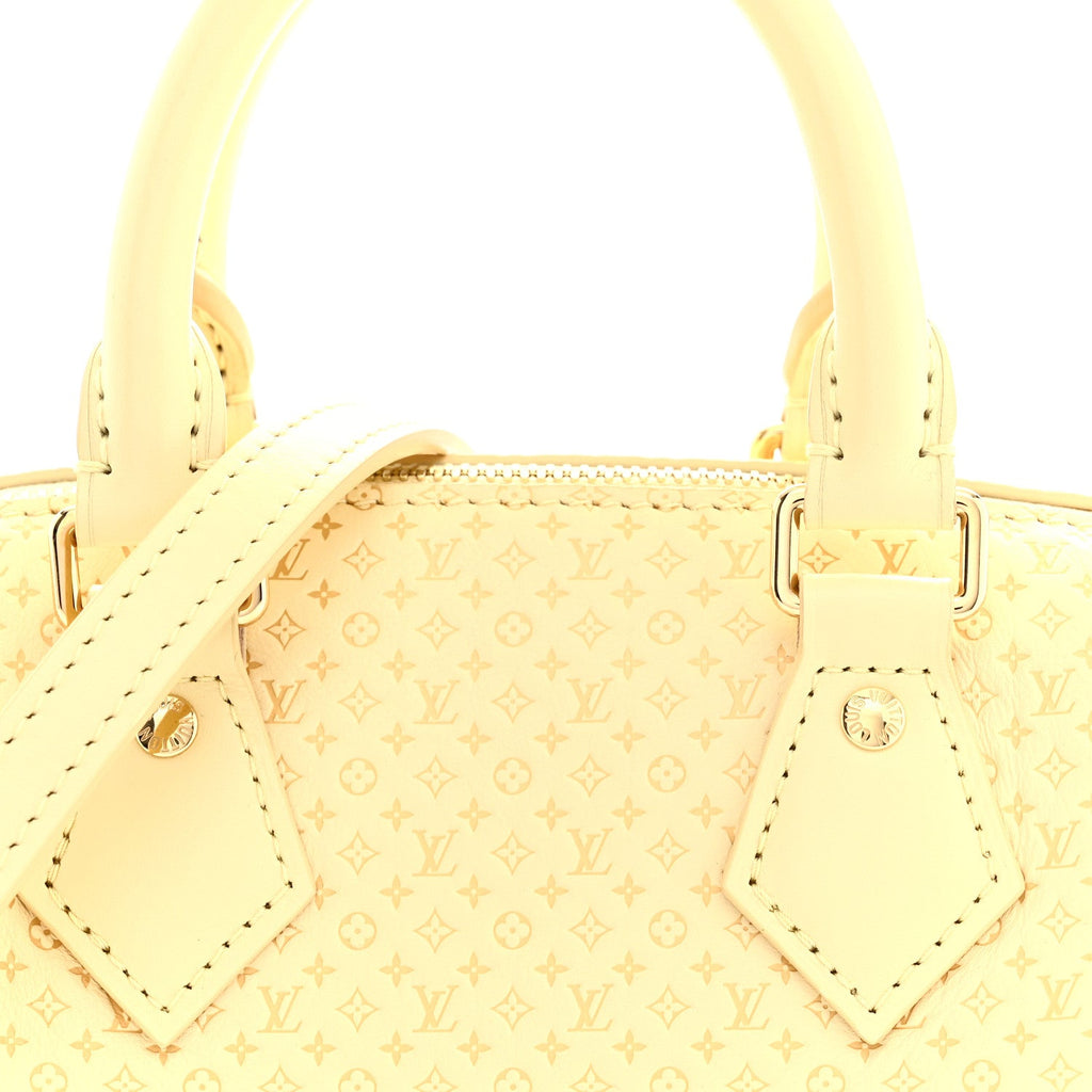 Calfskin Minigram Speedy Bandouliere 20 Banane
