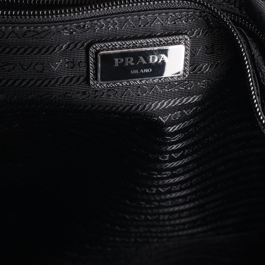Re-Nylon Saffiano Duffle Bag Black