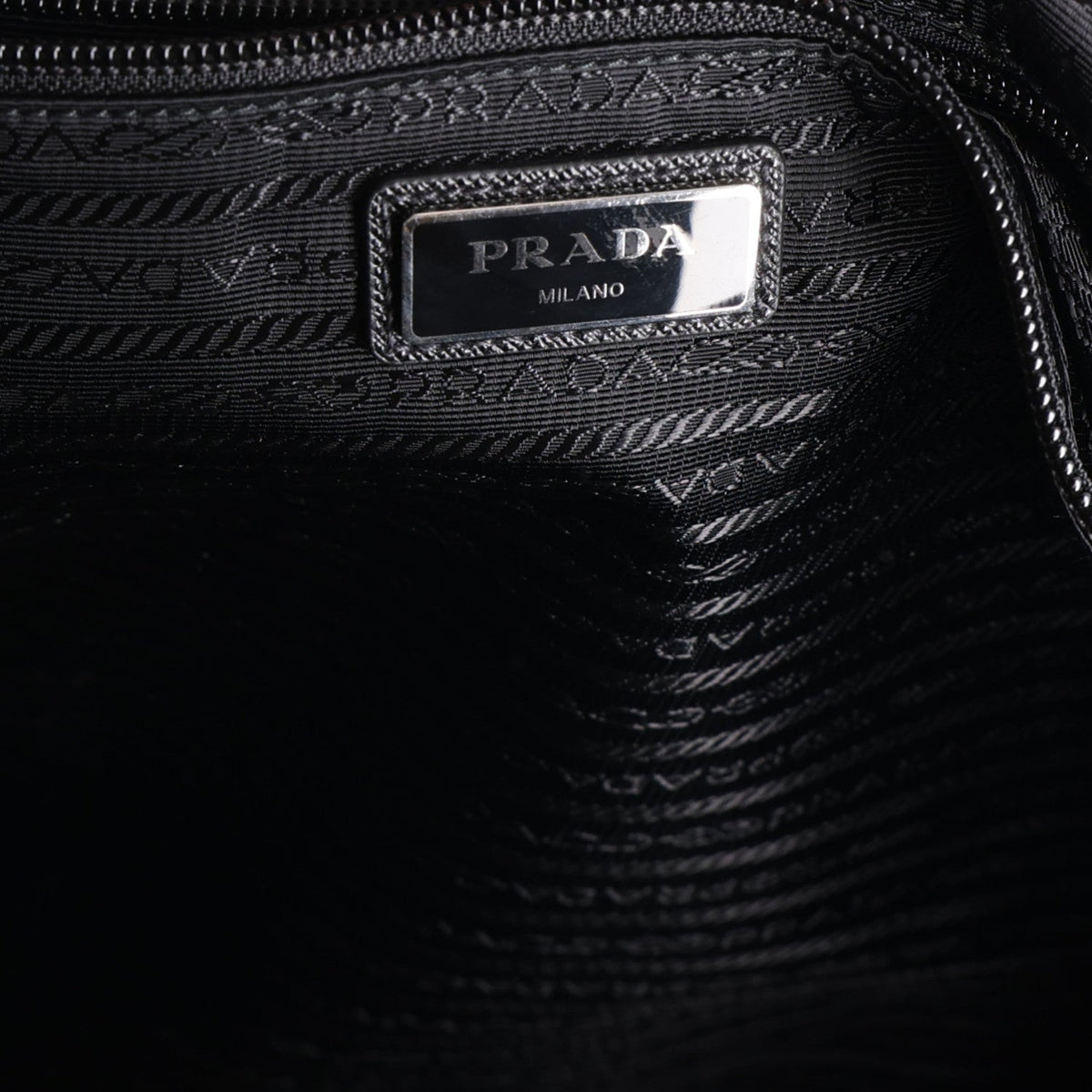 Re-Nylon Saffiano Duffle Bag Black