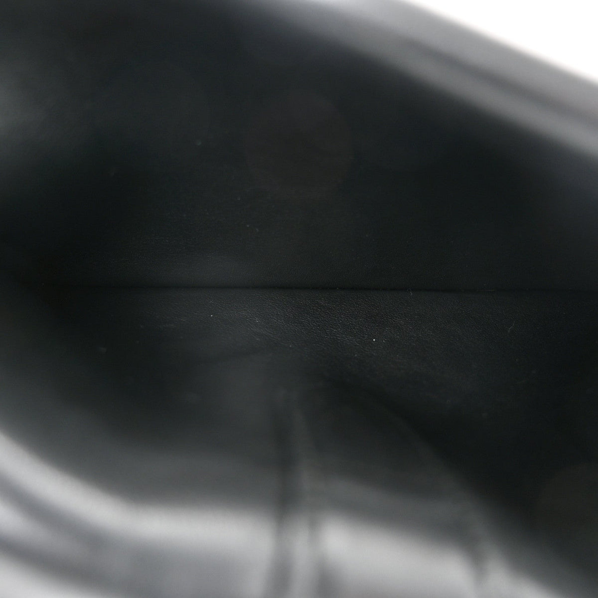 Vitello Soft Chain Flap Bag Black