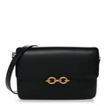 Smooth Calfskin Le Maillon Satchel Black