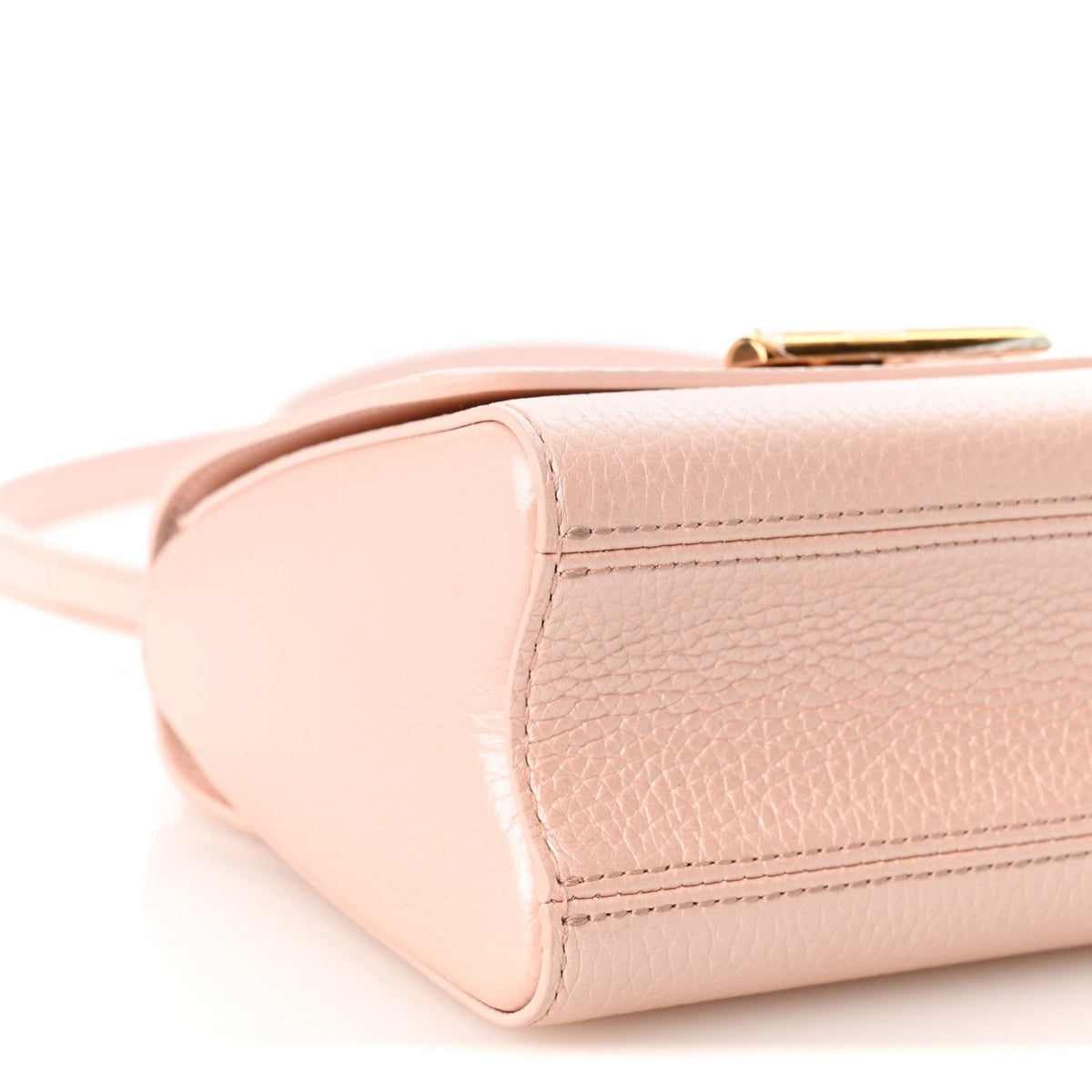 Iridescent Grained Calfskin Summer Splash Twist PM Pink