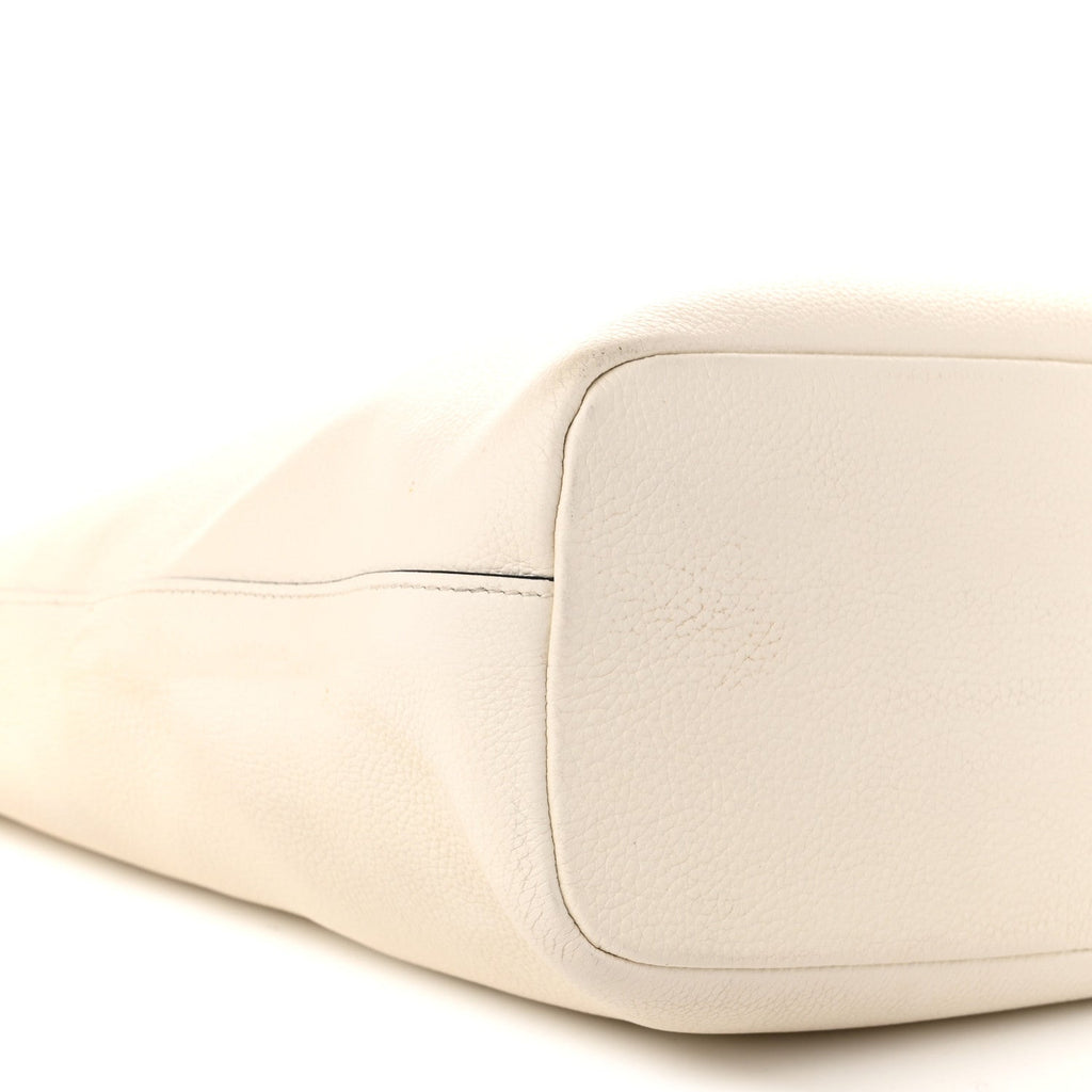 Vitello Phenix Metal Hobo White