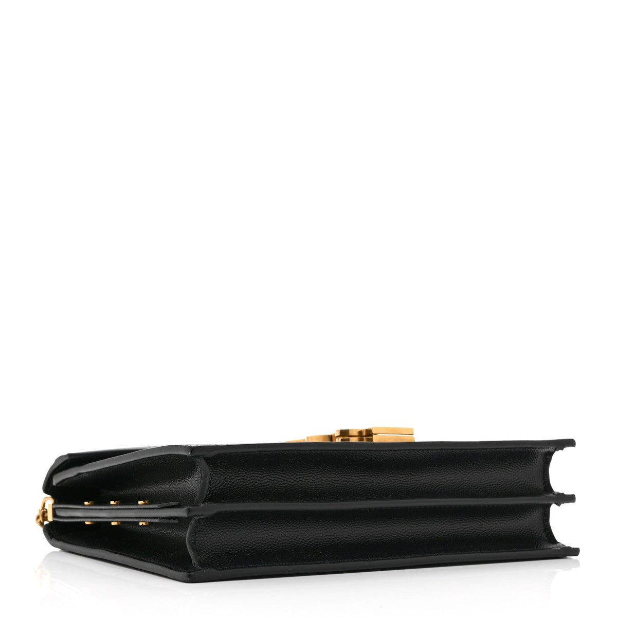 Grain De Poudre Monogram Cassandra Clasp Bag Black