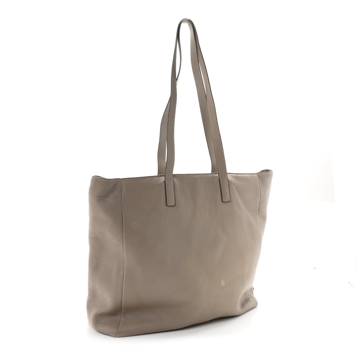 Vitello Daino Shopping Tote Argilla
