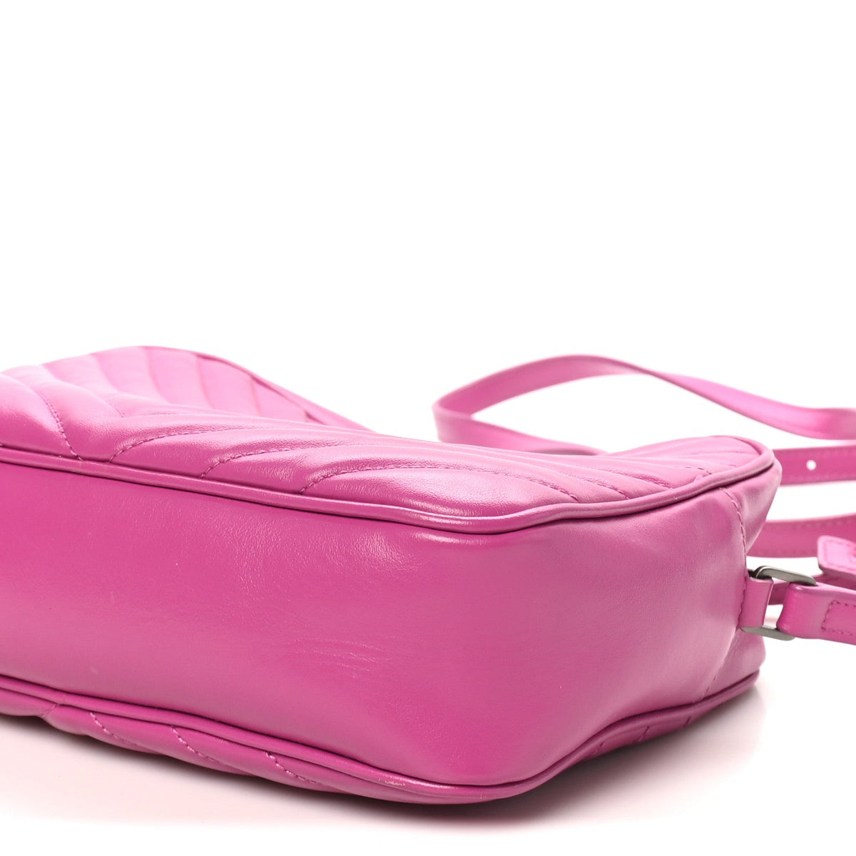 Calfskin Matelasse Monogram Lou Camera Bag Electric Fuchsia