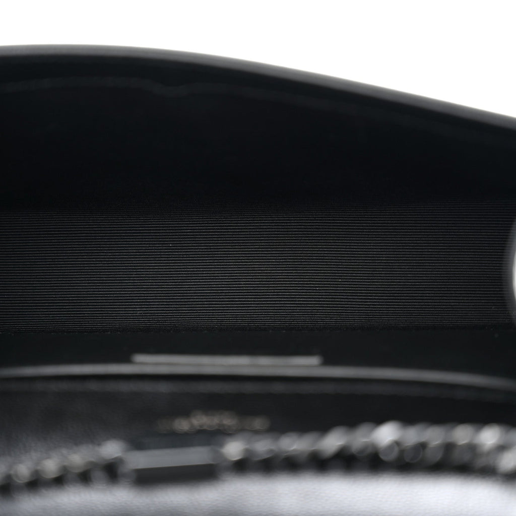 Grain De Poudre Small Monogram Monochrome Kate Satchel Black