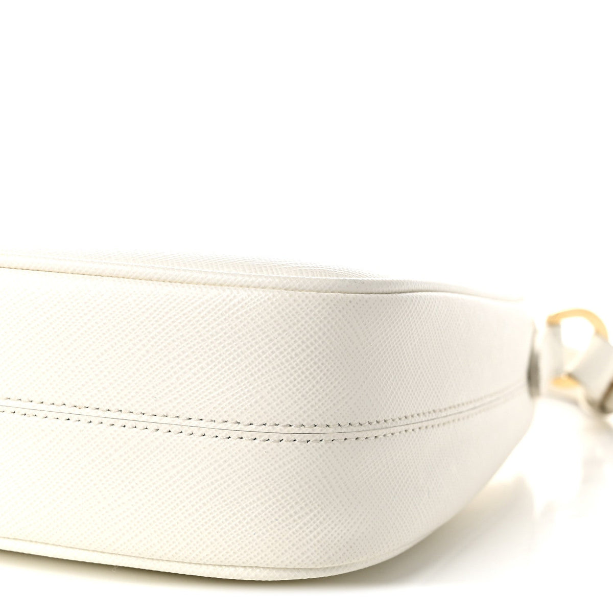 Saffiano Lux Mini Re-Edition Shoulder Bag White